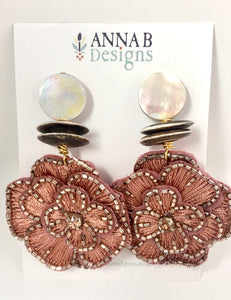 Eloise Floral Laced Earrings