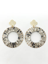 Eliza Woven Earrings | Gray