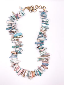 Multi Turquoise Chip Necklace