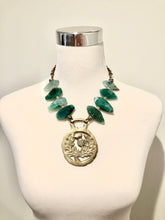 Horsebrass Necklace-Green