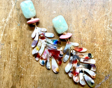 Tamara Acrylic Earrings | Amazonite and Multi