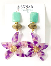 Pua Floral Earrings | Orchid