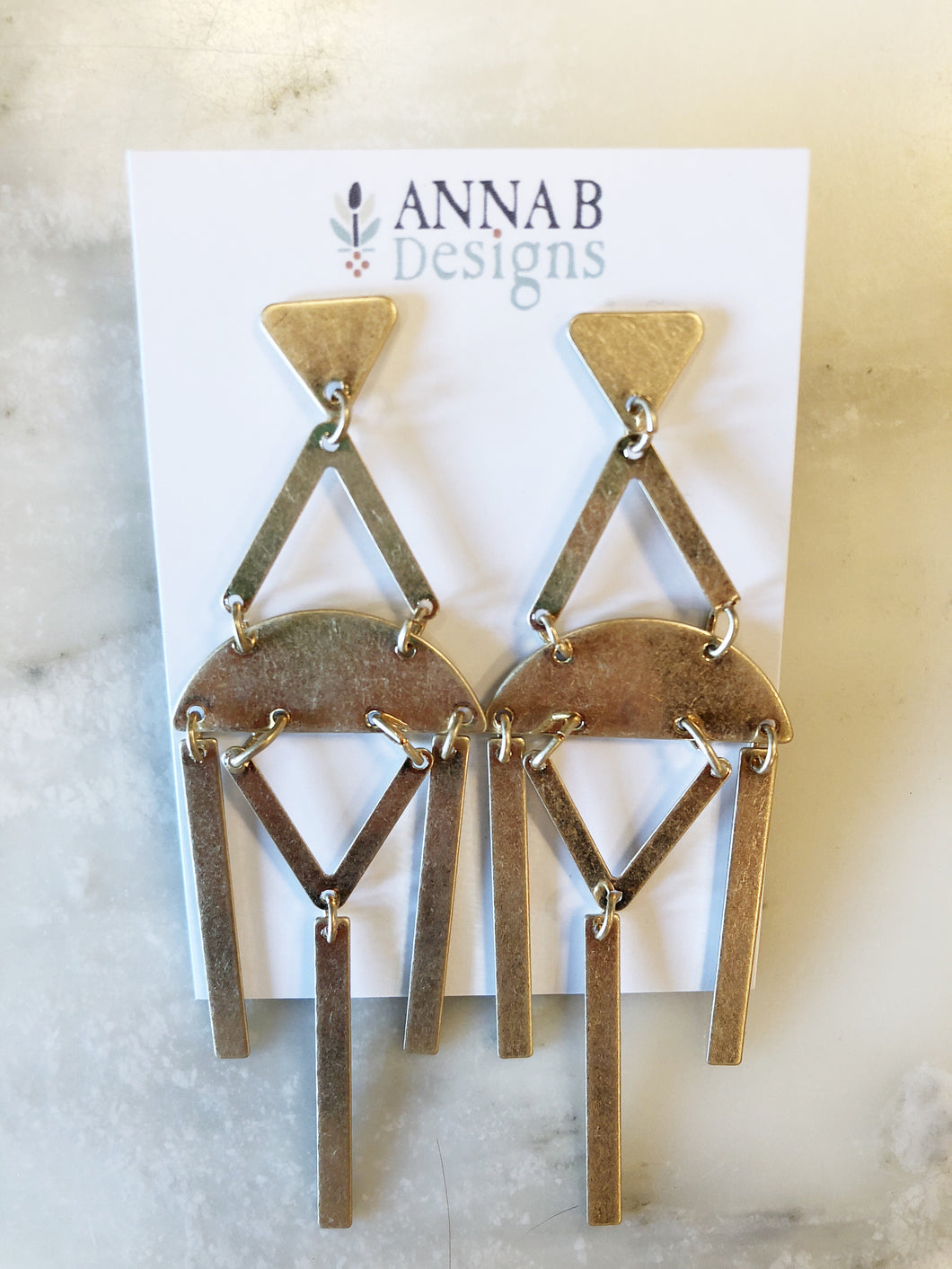 Gisele Earrings-Gold