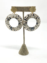 Eliza Woven Earrings | Gray
