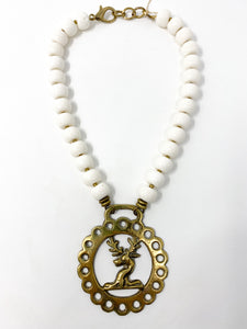 Horsebrass Necklace-Stag