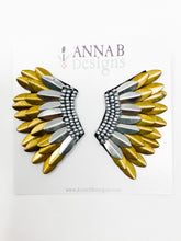 Aerin Beaded Earrings-Silver +Gold