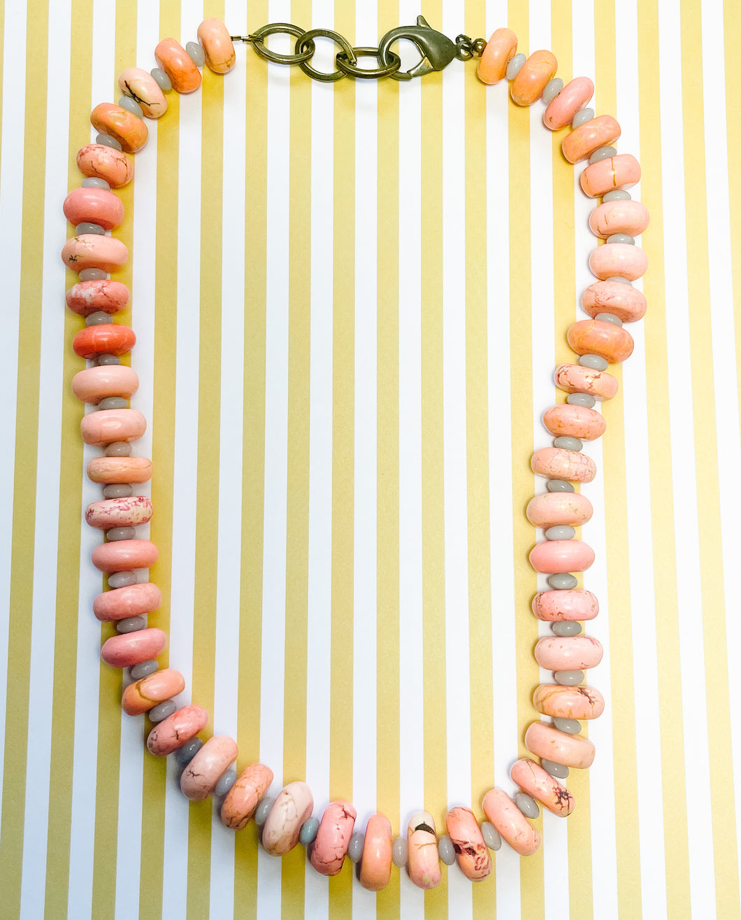 Pink Turquoise Necklace