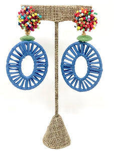 Meg Raffia Earrings