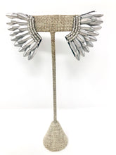 Aerin Beaded Earrings-Silver
