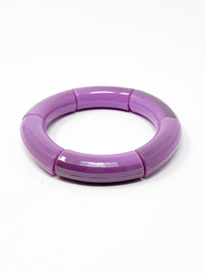 Acrylic Stretch Bracelets | Violet