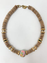 Marbled Clay Bead Necklace