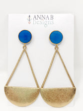 Darla Earrings-Blue