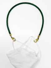 Faux Leather Mask Holder | Green