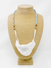Faux Leather Mask Holder | Blue