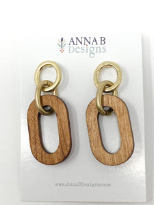 Patty Wooden Earrings