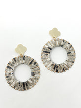 Eliza Woven Earrings | Gray