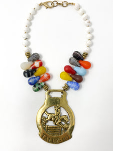 Horsebrass Necklace-Talley-Ho