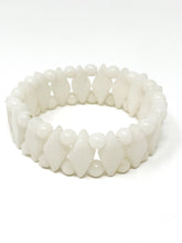 White Jade Stretch bracelet