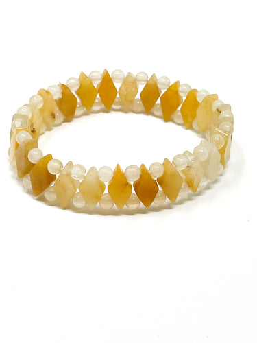 Golden Jade Stretch bracelet