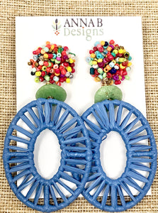 Meg Raffia Earrings