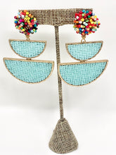 Mia Earrings-Aqua