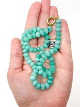 Green Jade knotted necklace
