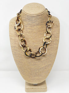 Buffalo Horn Link Necklace