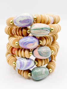Marble stretch bracelet