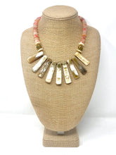 Buffalo Horn Bib Necklace