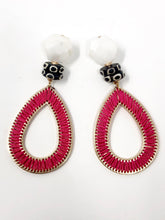 Grace Earrings- Magenta
