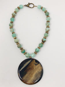 Peruvian Opal Beaded Necklace