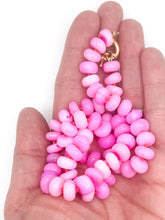Pink Opal Knotted Necklace