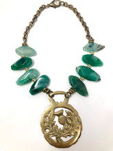 Horsebrass Necklace-Green