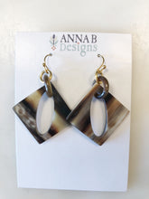Dustin Horn Earrings-Brown