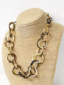 Buffalo Horn Link Necklace