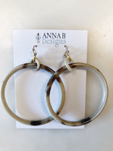 Horn Hoop Earrings-Light