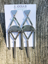Gisele Earrings-Gunmetal