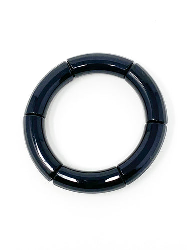 Acrylic Stretch Bracelets | Black
