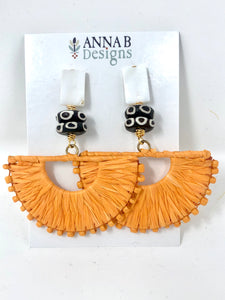 Lila Earrings- Orange