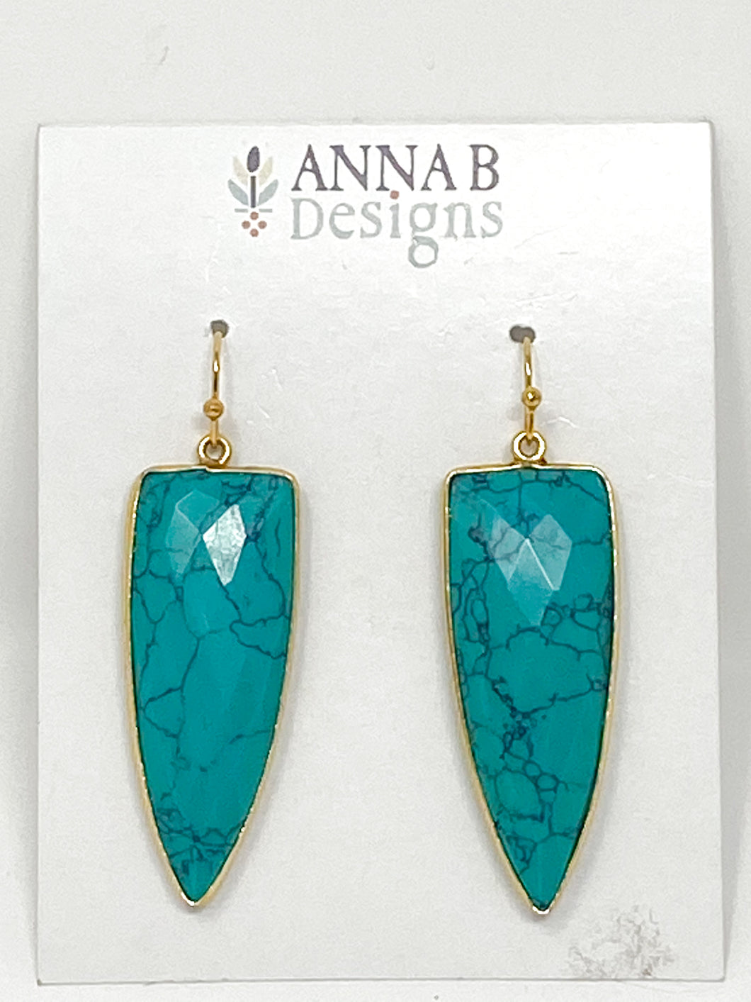 Monica Bezel Earrings