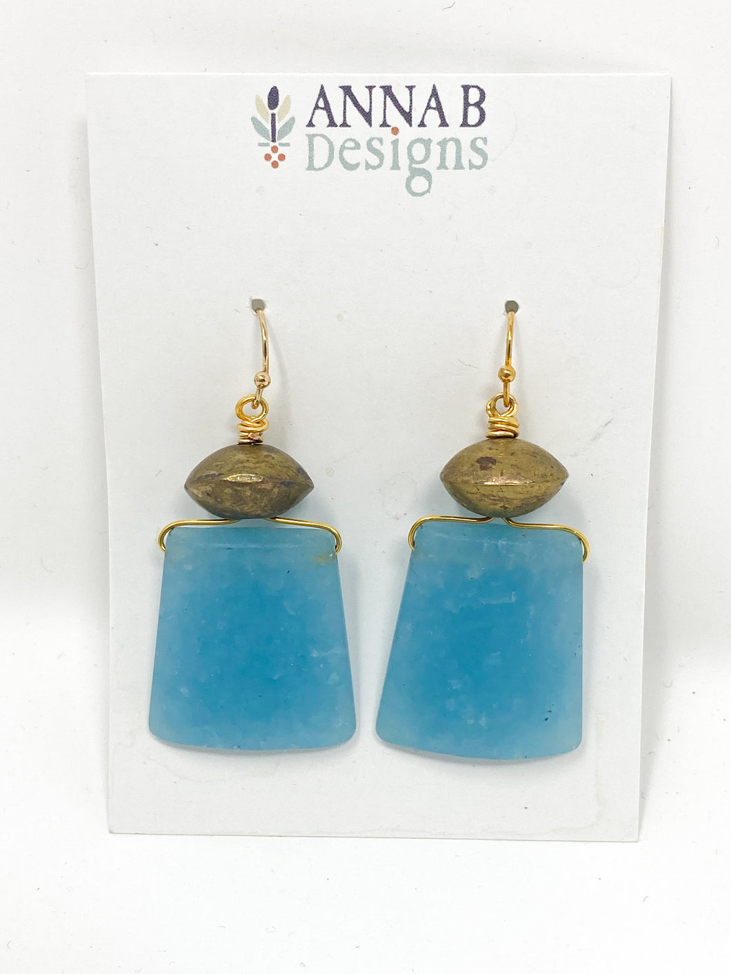 Libba Beach Glass Earrings
