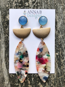 Gabby Resin Earrings-Multi