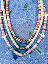 Multicolor bird necklace