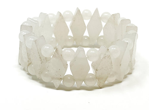 White Jade Stretch bracelet