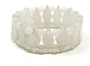 White Jade Stretch bracelet