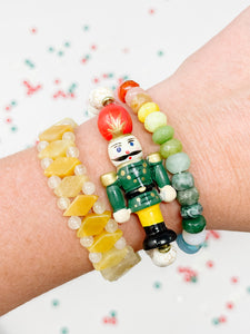 Golden Jade Stretch bracelet
