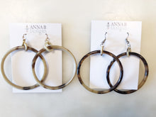 Horn Hoop Earrings-Light