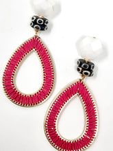 Grace Earrings- Magenta