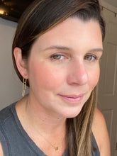 Paper Clip Chain Earrings | Gold