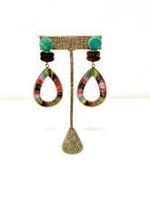 Greta Earrings | Wood Multi